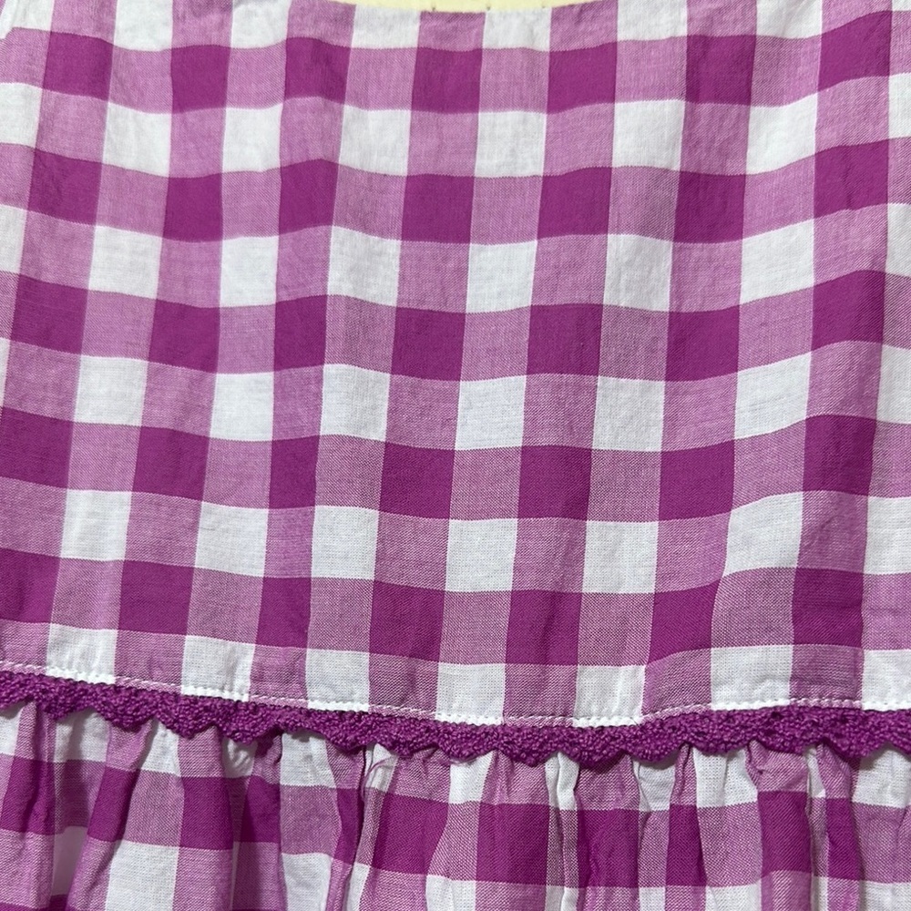 Janie and Jack Purple White Tiered Casual Sundress - Picture 7 of 10